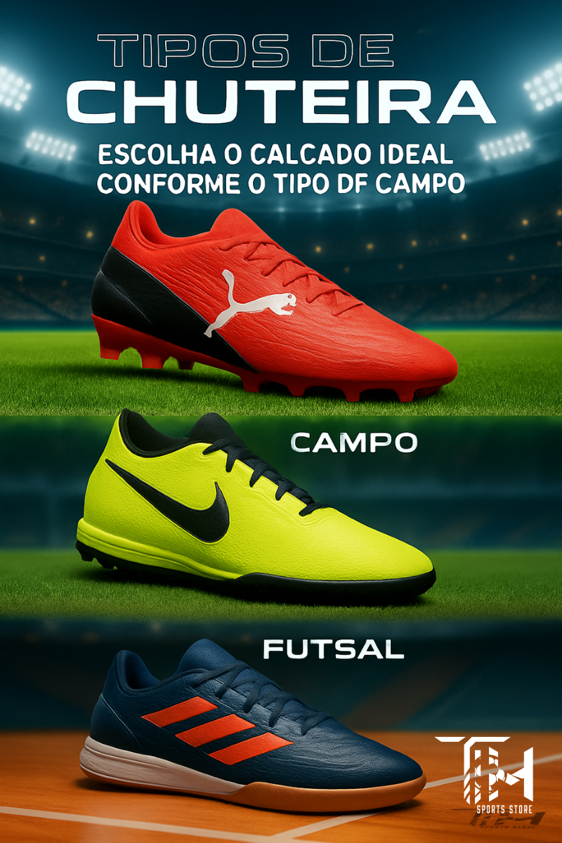 QUAL TIPO DE SOLADO É INDICADO PARA CADA TIPO DE JOGO?