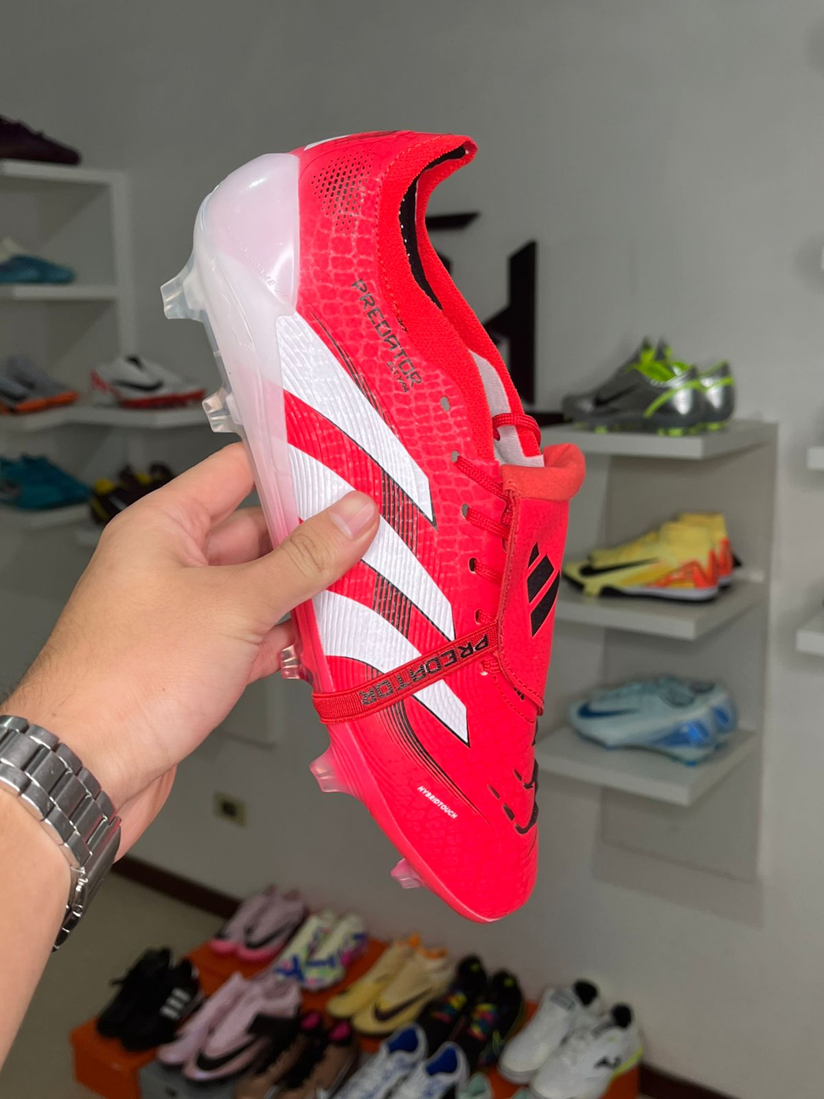Chuteira Adidas Predator Tongue Elite Campo (PRONTA ENTREGA)