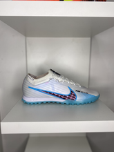 Chuteira Nike Mercurial AirZoom Vapor XV Low Society - Branco com Azul (Pronta Entrega)