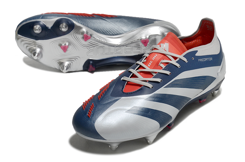 Chuteira Adidas 25 Predator Elite Tongue Trava Mista