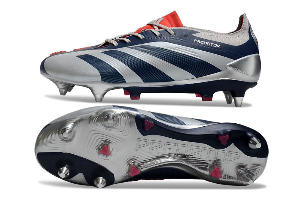 Chuteira Adidas 25 Predator Elite Tongue Trava Mista